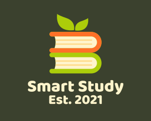 Study - Study Apple Book logo design