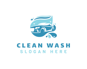 Cleaning Car Wash logo design