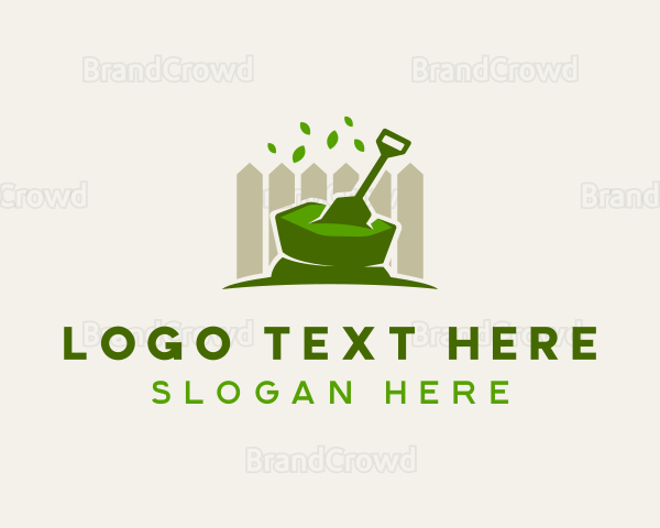 Shovel Garden Landscaping Logo