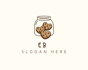 Cookie Heart Jar Logo