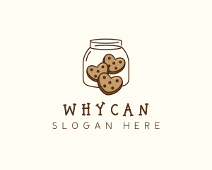 Cookie Heart Jar Logo