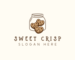 Wafer - Cookie Heart Jar logo design