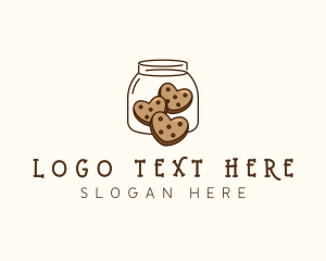 Cookie Heart Jar Logo