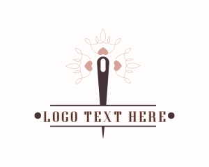 Alterations - Sew Needle Seamstress logo design