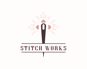 Alterations - Sew Needle Seamstress logo design