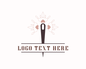 Altering - Sew Needle Seamstress logo design