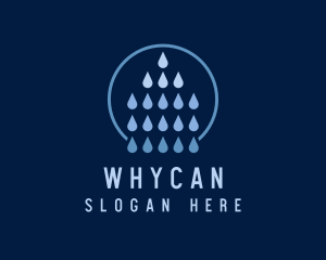 Sanitary - Cleaning Water Droplet logo design