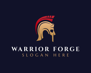 Spartan Gladiator Warrior logo design