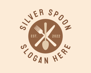 Restaurant Kitchen Utensils  logo design