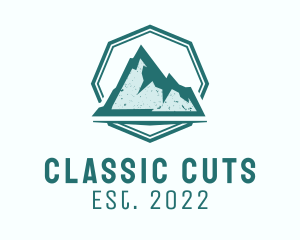 Rustic Iceberg Mountain logo design