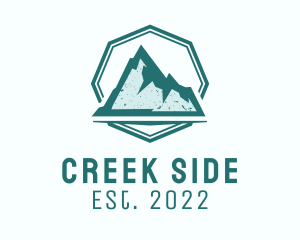 Rustic Iceberg Mountain logo design