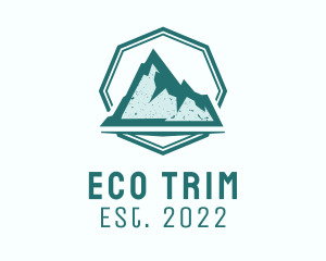 Rustic Iceberg Mountain logo design