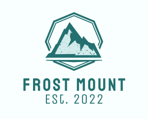 Rustic Iceberg Mountain logo design