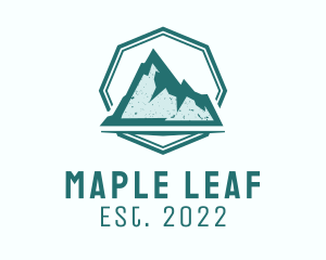 Rustic Iceberg Mountain logo design