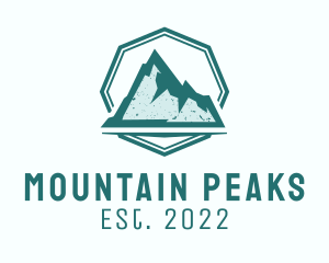 Himalayas - Rustic Iceberg Mountain logo design