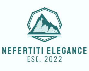 Rustic Iceberg Mountain logo design