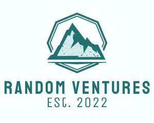 Rustic Iceberg Mountain logo design