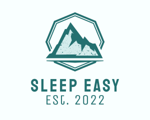 Rustic Iceberg Mountain logo design