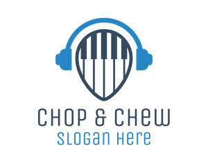 Instrumentalist - Blue Piano Media logo design