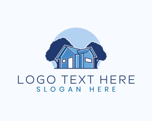 Structure - House Roofing Residential logo design