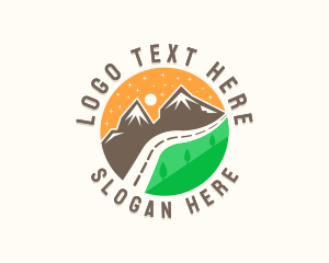 Travel - Travel Mountain Road logo design