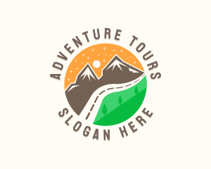 Tour - Travel Mountain Tour logo design