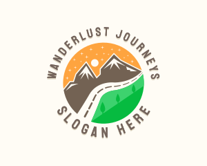 Travel Mountain Tour logo design