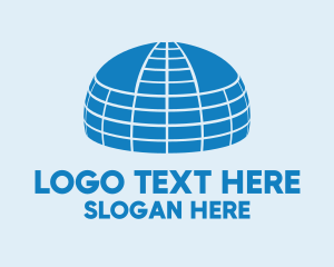 Shelter - Big Blue Dome logo design