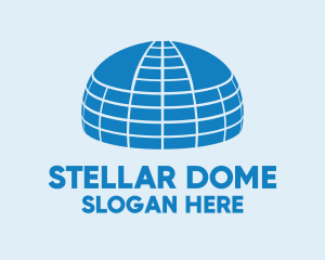 Big Blue Dome logo design