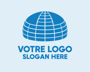 Winter - Big Blue Dome logo design