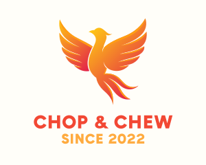 Hawk - Burning Phoenix Bird logo design