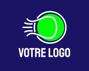 Sporting Goods - Fast Tennis Ball logo design