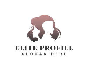 Profile - Male & Female Dating App logo design