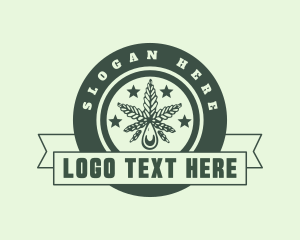 Marijuana - Natural Hemp Extract logo design
