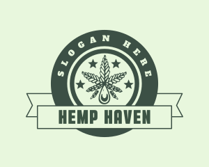 Hemp - Natural Hemp Extract logo design