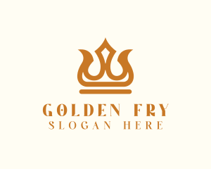 Golden Imperial Crown logo design