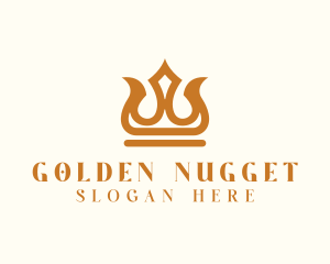 Golden Imperial Crown logo design