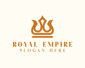 Golden Imperial Crown logo design