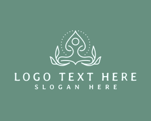 Spiritual - Meditation Wellness Yoga logo design