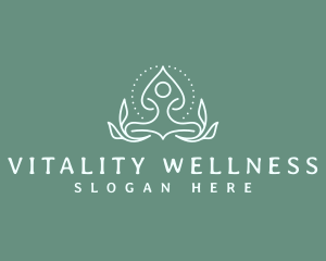 Meditation Wellness Yoga logo design