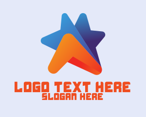 Entertainment - Modern Creative Star logo design