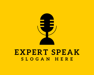 Lecture - Classy Premium Microphone logo design