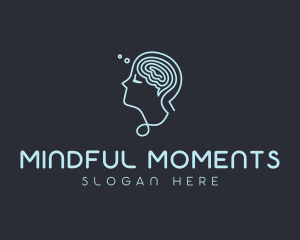 Mental - Mental Thought Mindfulness logo design