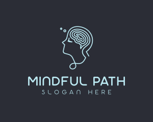 Mental Thought Mindfulness logo design