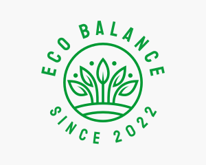 Eco Farm Gardening  logo design