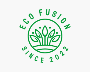 Eco Farm Gardening  logo design