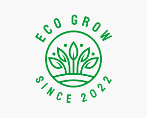 Eco Farm Gardening  logo design