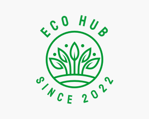 Eco Farm Gardening  logo design