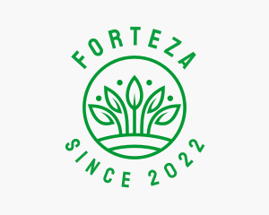 Eco Farm Gardening  logo design