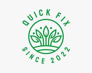 Eco Farm Gardening  logo design